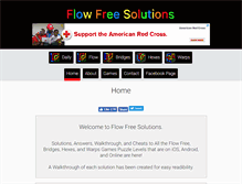 Tablet Screenshot of flowfreesolutions.com